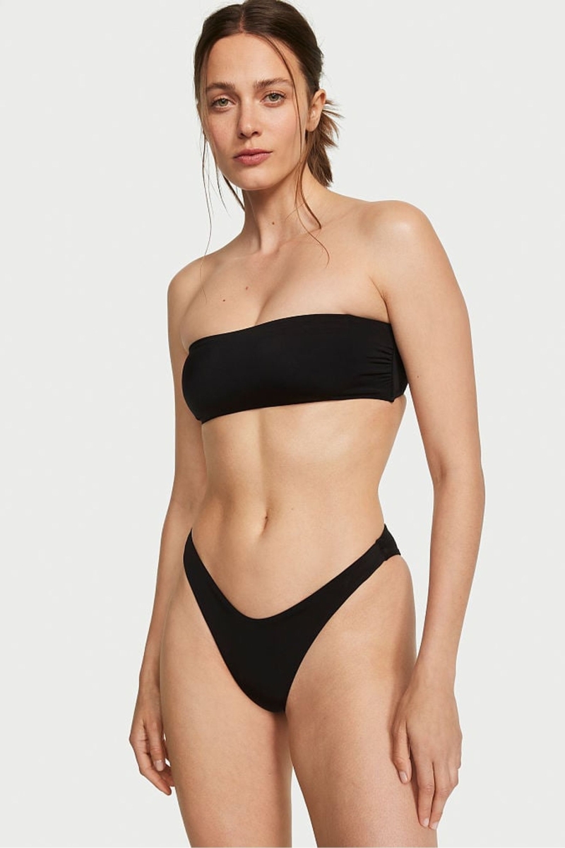 Victoria\'s Secret Bandeau Swim Bikini Top Negras | 865390EGR