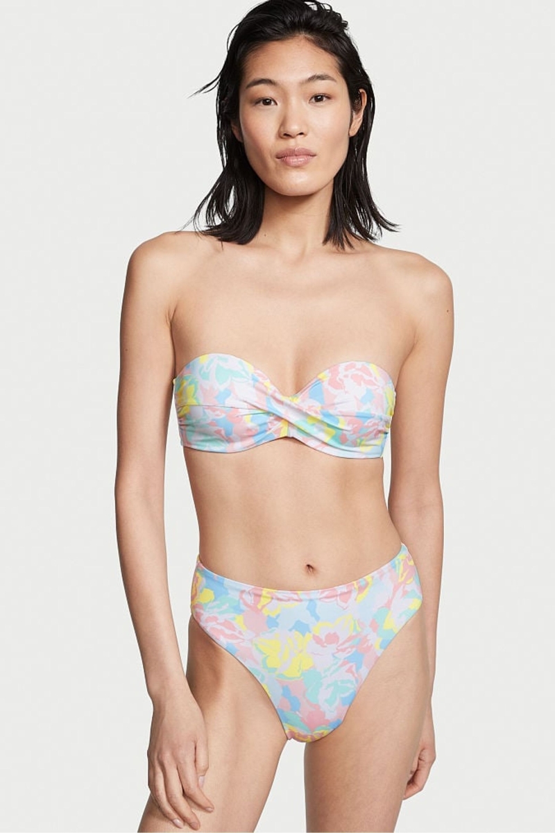 Victoria\'s Secret Bikini Bottom Camuflaje Azules | 572814FRK