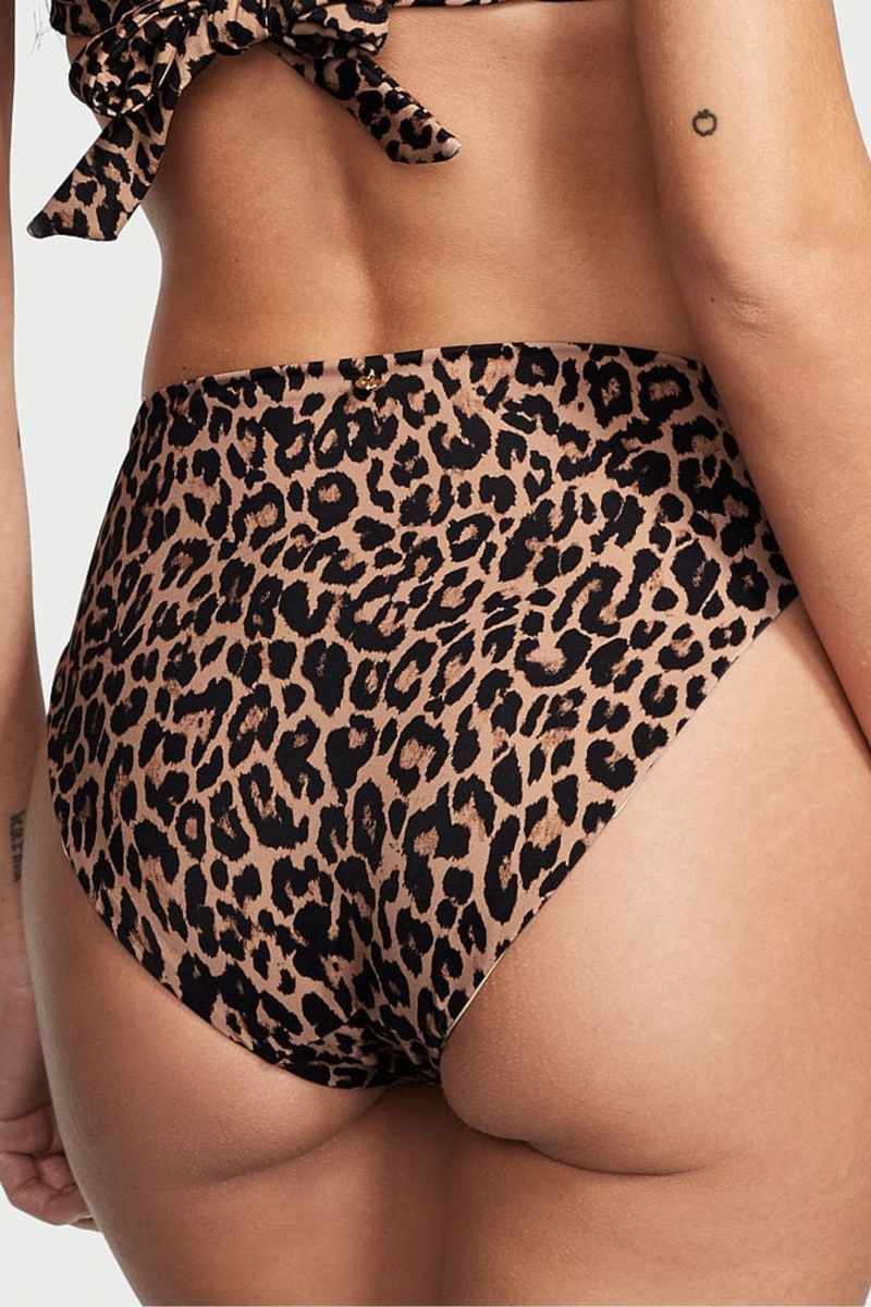 Victoria's Secret Bikini Bottom Marrones Leopardo | 729351QDK