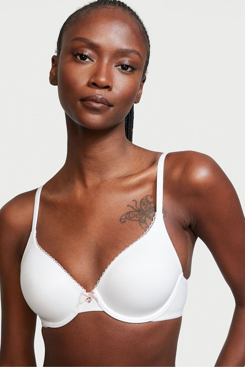 Victoria\'s Secret Body by Victoria Smooth Full Cup Push Up Bra Blancas | 079845QBI