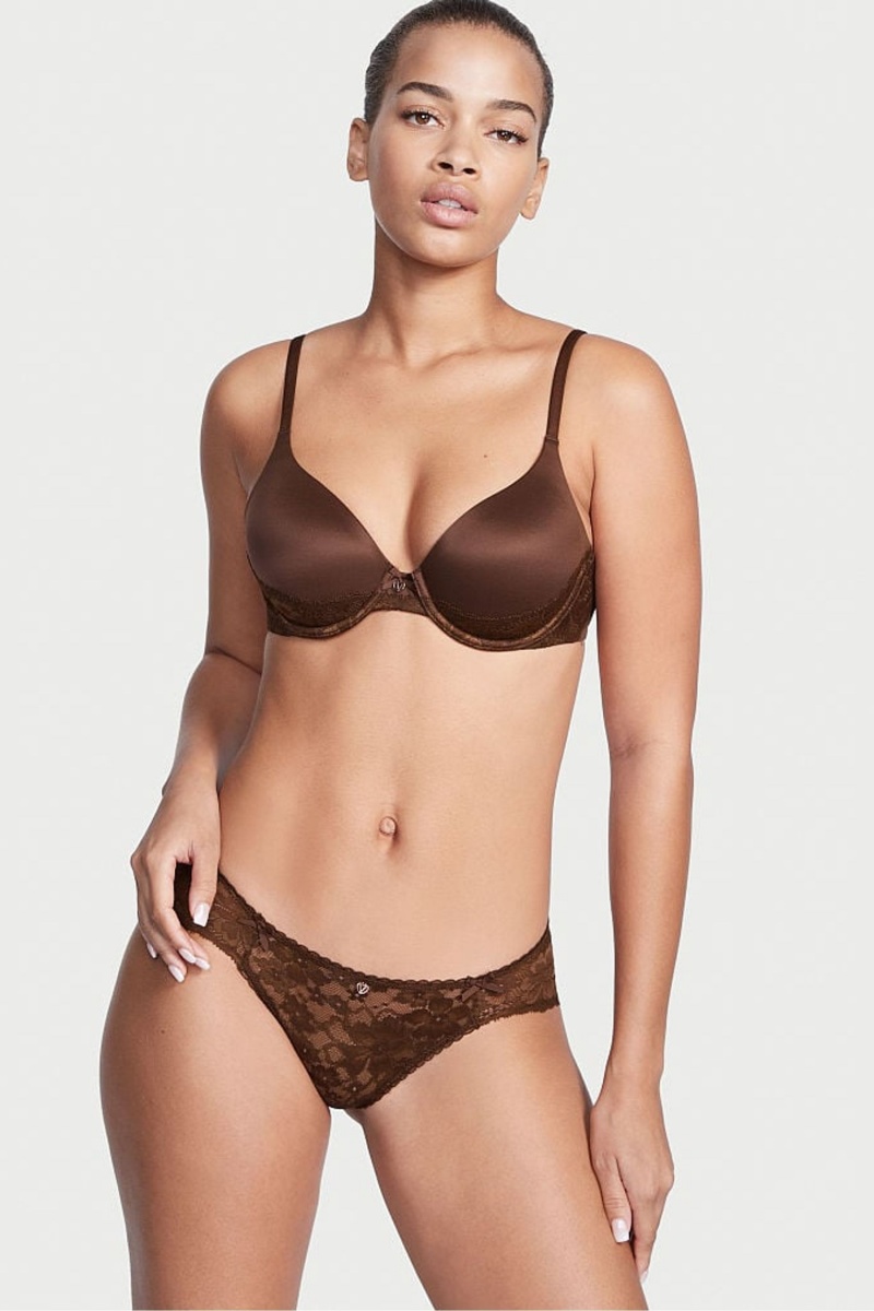 Victoria\'s Secret Body by Victoria Smooth Lightly Forro Full Cup Bra Marrones | 762481UPD