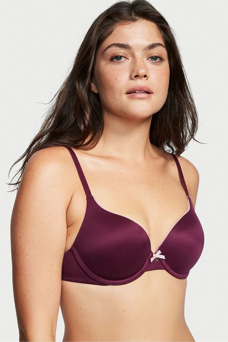 Victoria\'s Secret Body by Victoria Smooth Full Cup Push Up Bra Rojas | 901572PVX