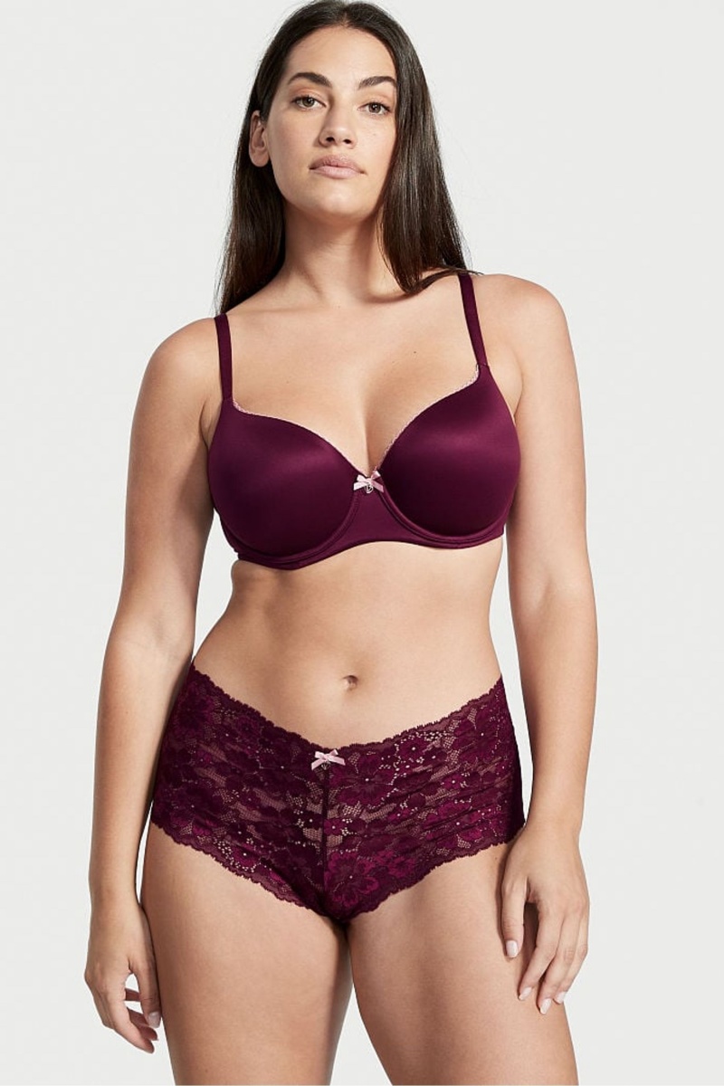 Victoria\'s Secret Body by Victoria Smooth Lightly Forro Demi Bra Rojas | 978360YWB