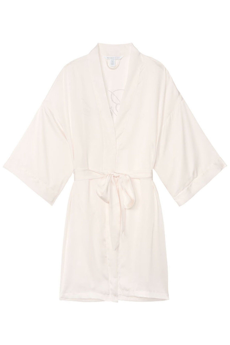 Victoria's Secret Bridal Satin Bride Embellished Robe Blancas | 387641HZR