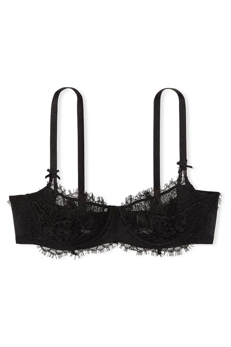 Victoria's Secret Dream Angels Encaje Bra Negras | 473851EAI