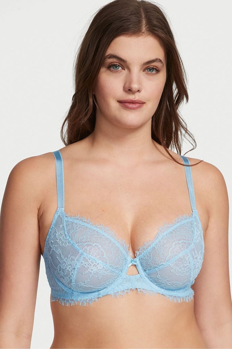 Victoria\'s Secret Dream Angels Encaje Full Cup Unlined Bra Negras | 528160EVS