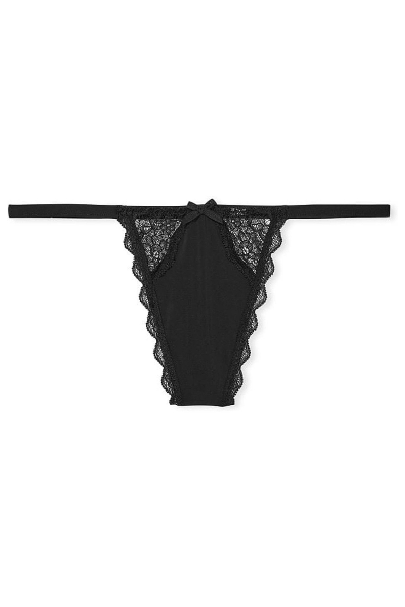 Victoria's Secret Dream Angels Encaje Panties Negras | 794053UEX