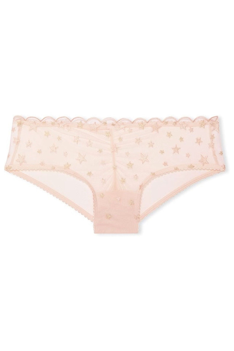 Victoria's Secret Encaje Cheeky Panties Rosas | 089342BOJ