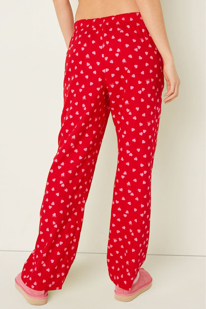 Victoria's Secret Flannel Pyjama Bottoms Rosas | 401532MSX