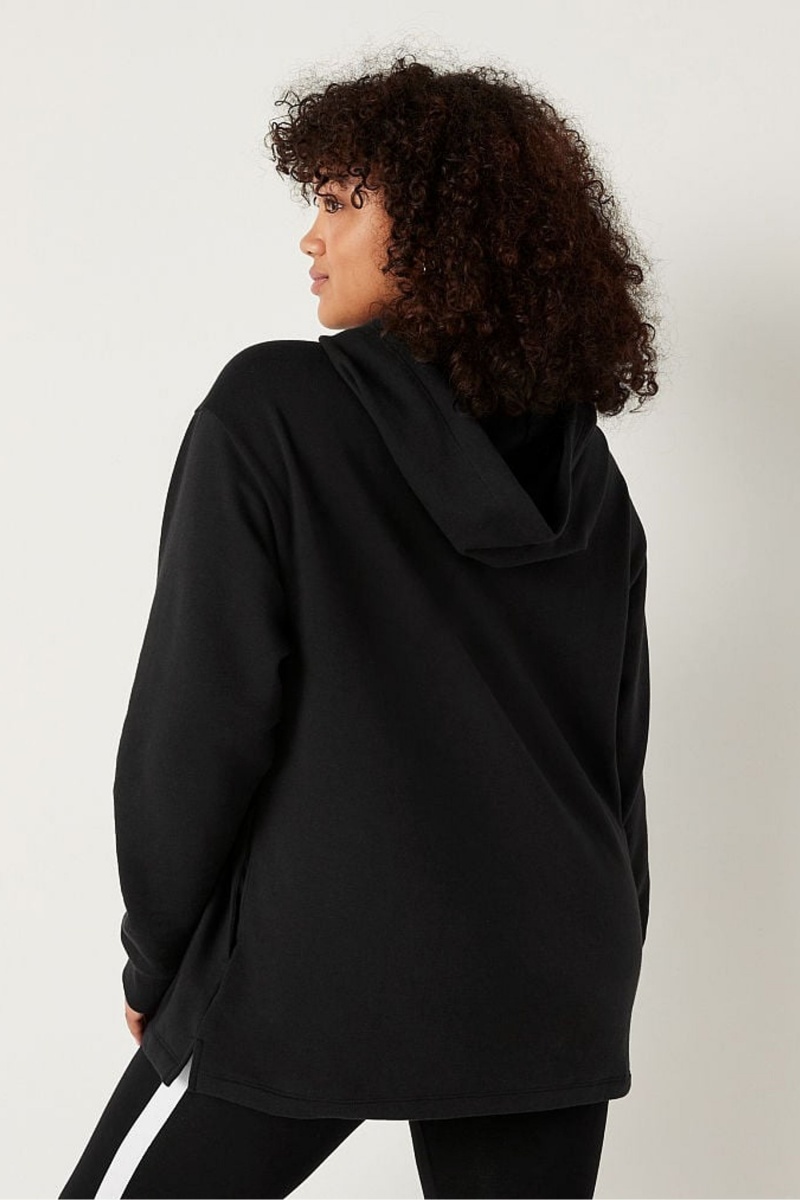 Victoria's Secret Fleece Campus Hoodie Negras | 184923DFO