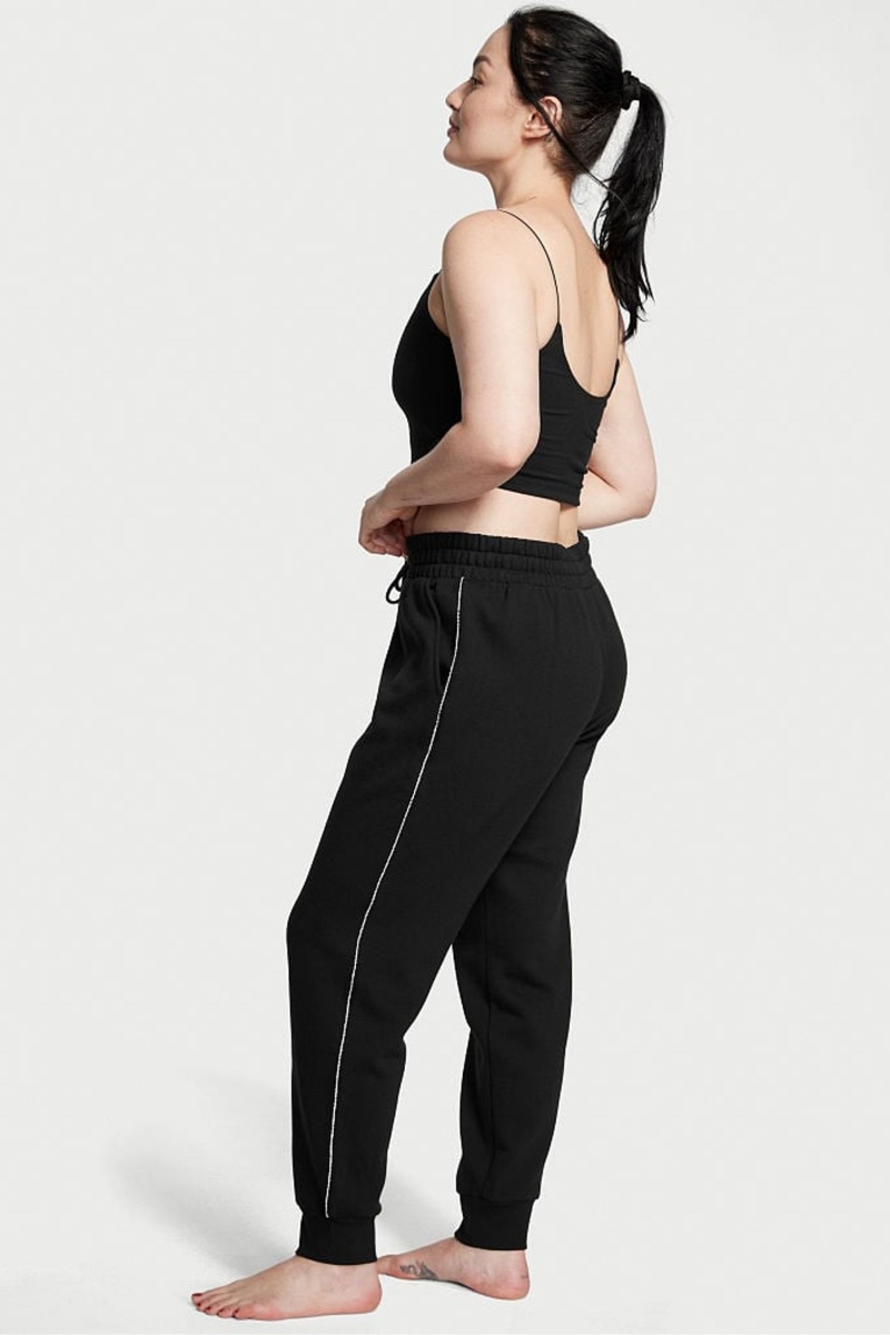 Victoria's Secret Fleece Jogger Negras | 124607YKS