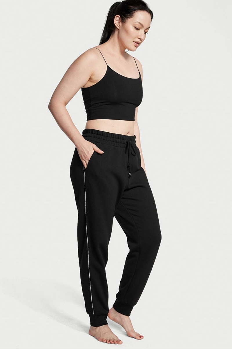 Victoria\'s Secret Fleece Jogger Negras | 124607YKS