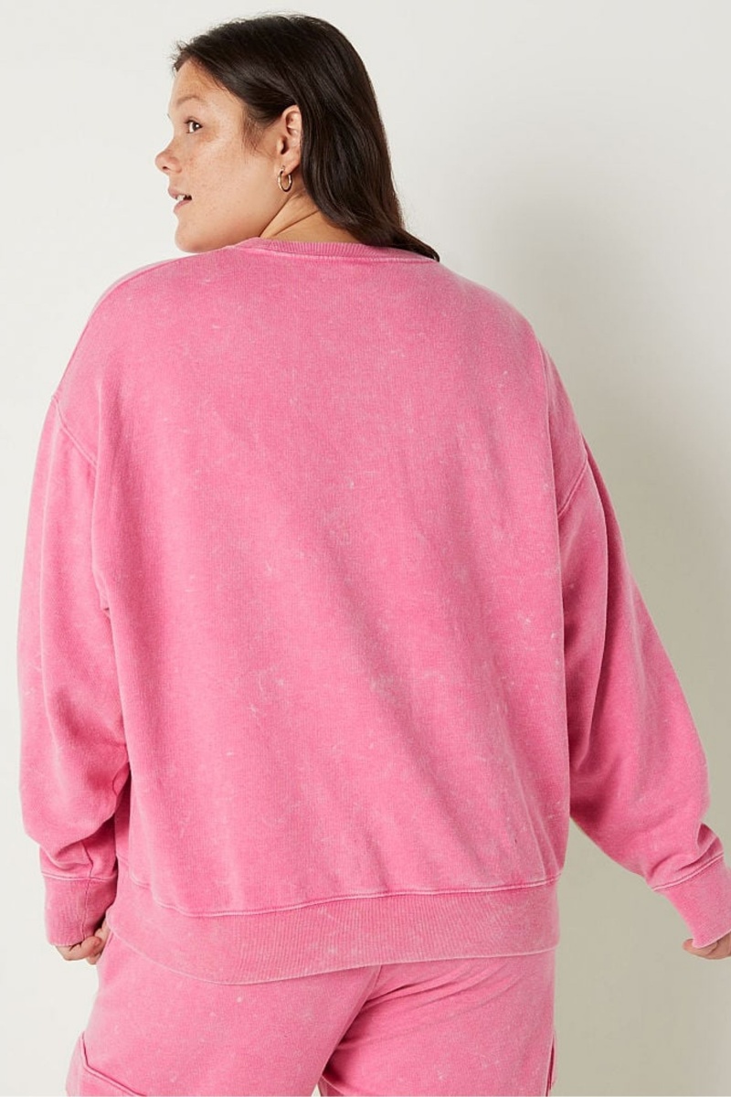 Victoria's Secret Fleece Long Sleeve Sweatshirt Negras | 104987PNR