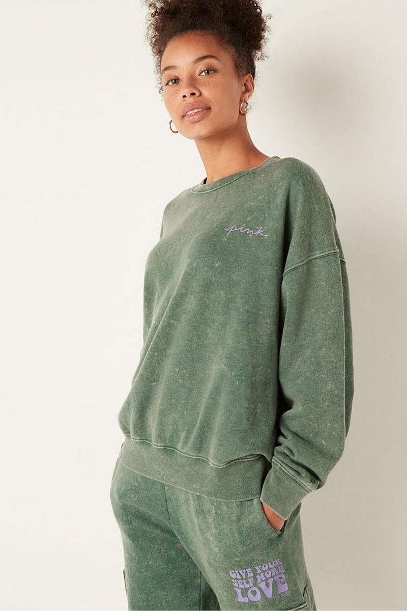 Victoria\'s Secret Fleece Long Sleeve Sweatshirt Negras | 568947AIB