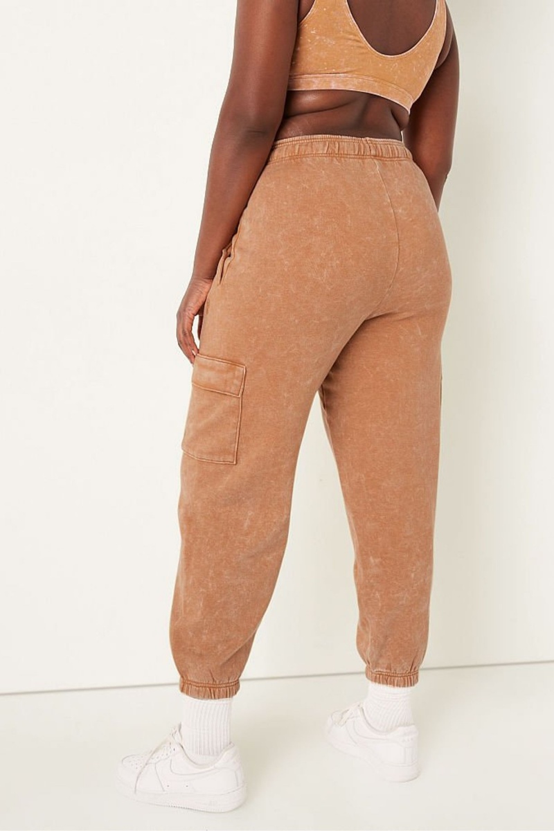 Victoria's Secret Fleece Lounge Jogger Marrones | 417098NWK