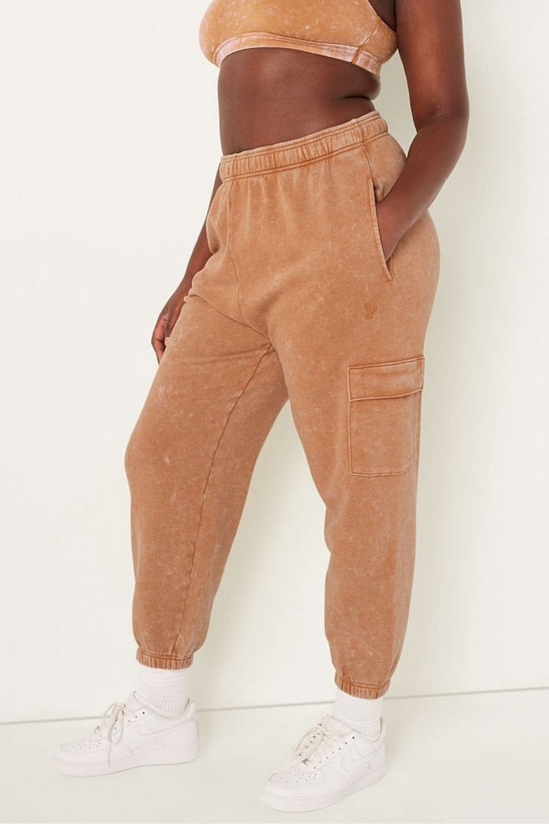 Victoria\'s Secret Fleece Lounge Jogger Marrones | 417098NWK