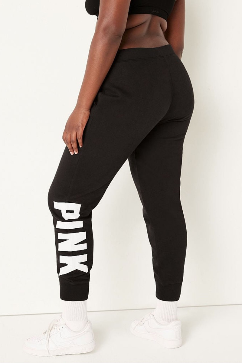 Victoria's Secret Fleece Lounge Jogger Negras | 157408UYG