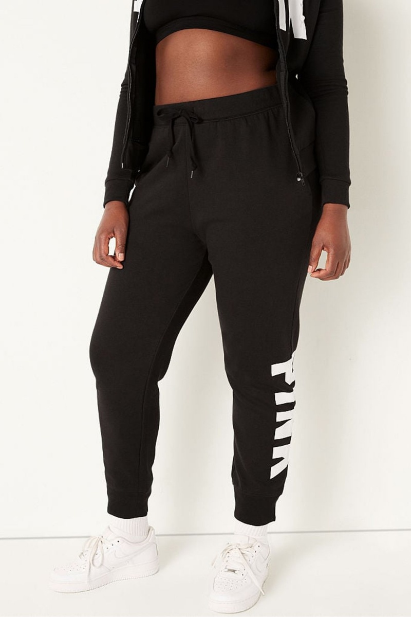 Victoria\'s Secret Fleece Lounge Jogger Negras | 157408UYG