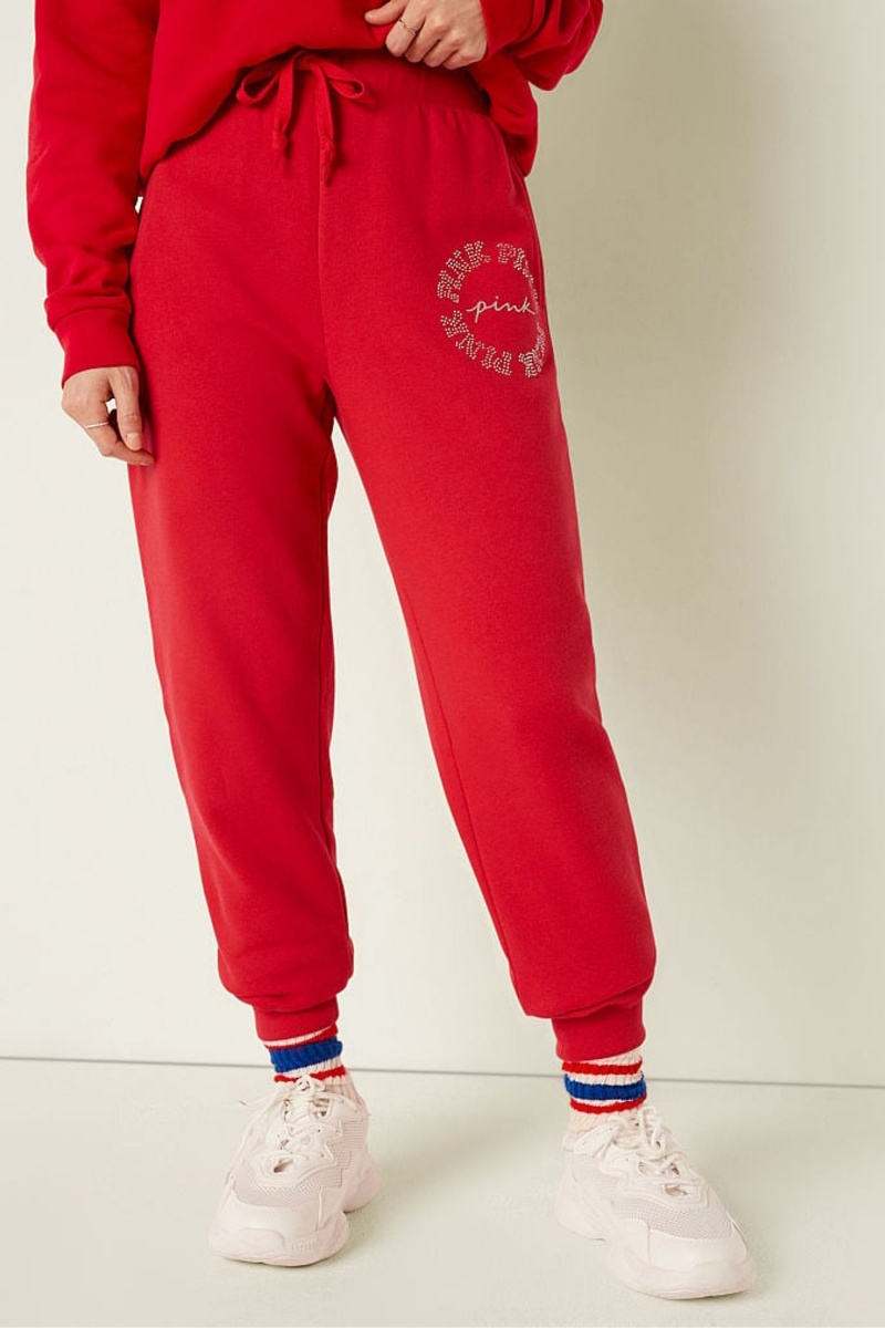 Victoria\'s Secret Fleece Lounge Jogger Rosas | 604182CZO