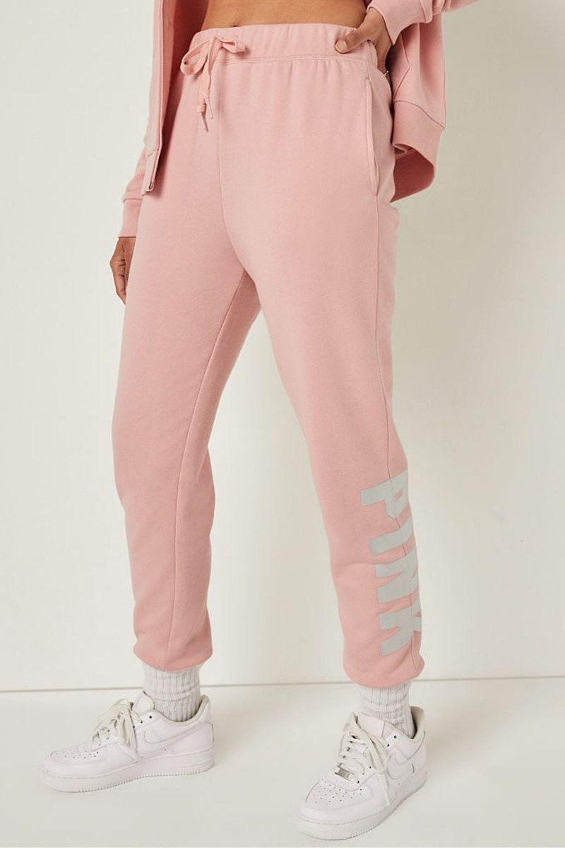 Victoria\'s Secret Fleece Lounge Jogger Rosas | 613287BZY