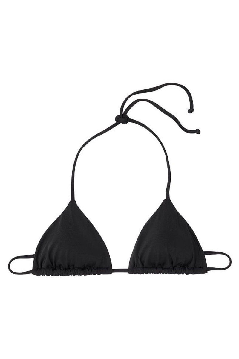 Victoria's Secret Halterneck Triangle Bikini Top Negras | 304695IPT