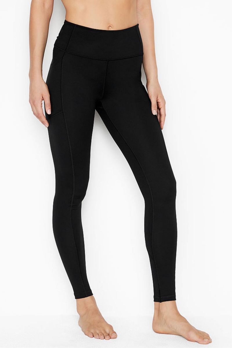 Victoria\'s Secret High Cintura Legging Negras | 584397HYU