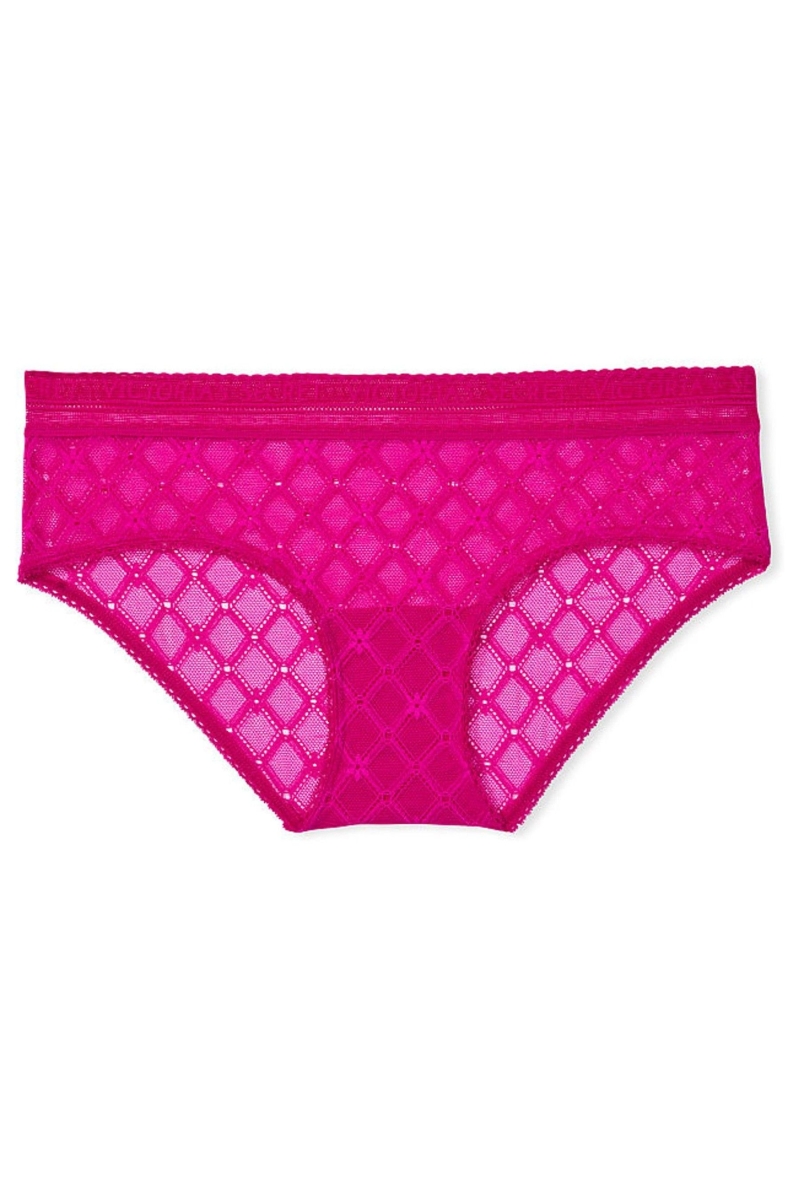 Victoria\'s Secret Hiphugger Logo Cintura Panties Rosas Rosas | 056172GQD