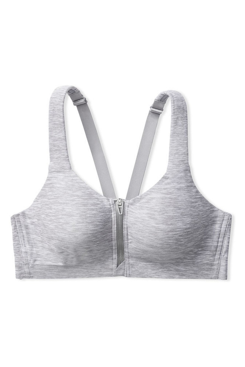 Victoria's Secret Knockout High Impact Racerback Zip Up Sports Bra Albaricoque Naranjas | 189264TKW