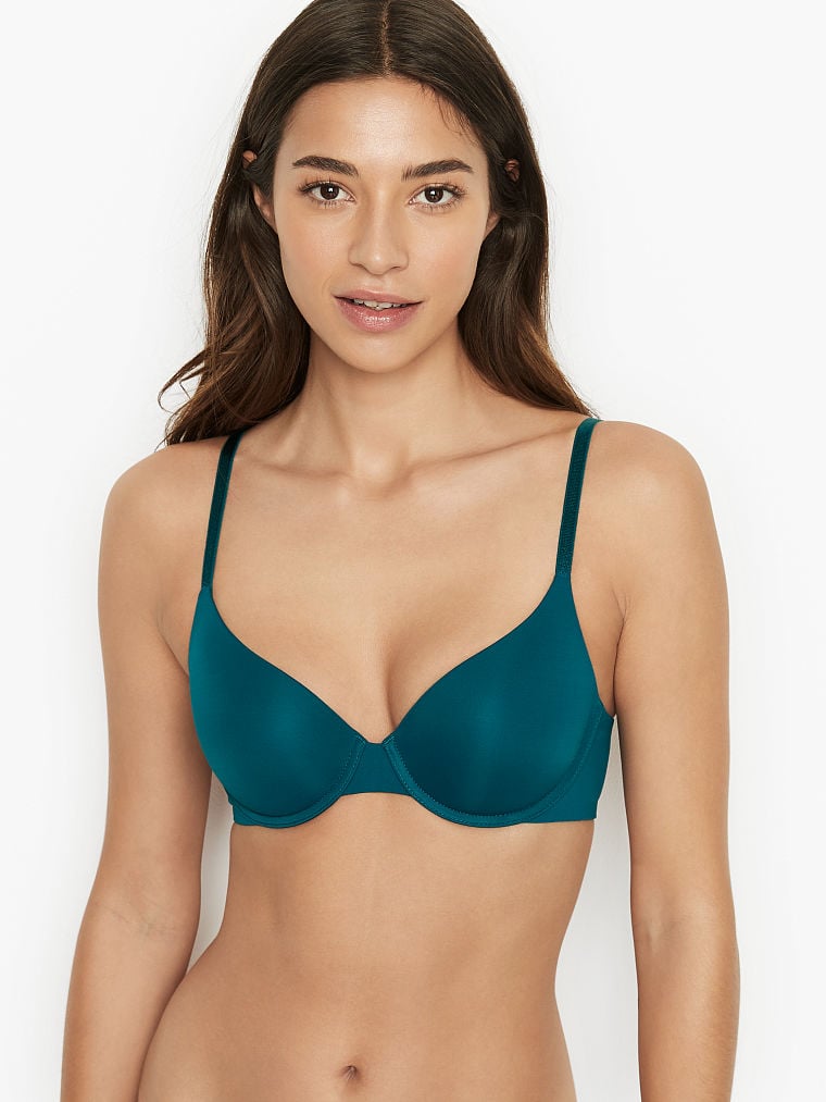 Victoria\'s Secret Lightly-Forro Demi Bra Teal Star | 907438HZL