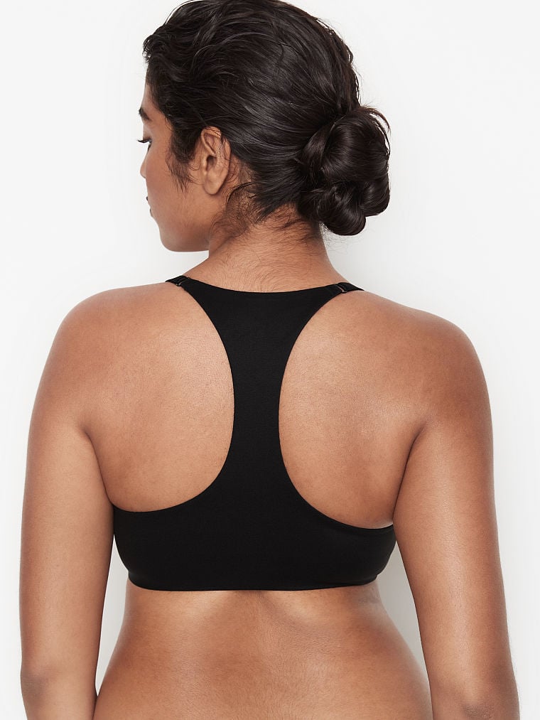 Victoria's Secret Lightly-Forro Racerback Demi Bra Negras | 681304KXG