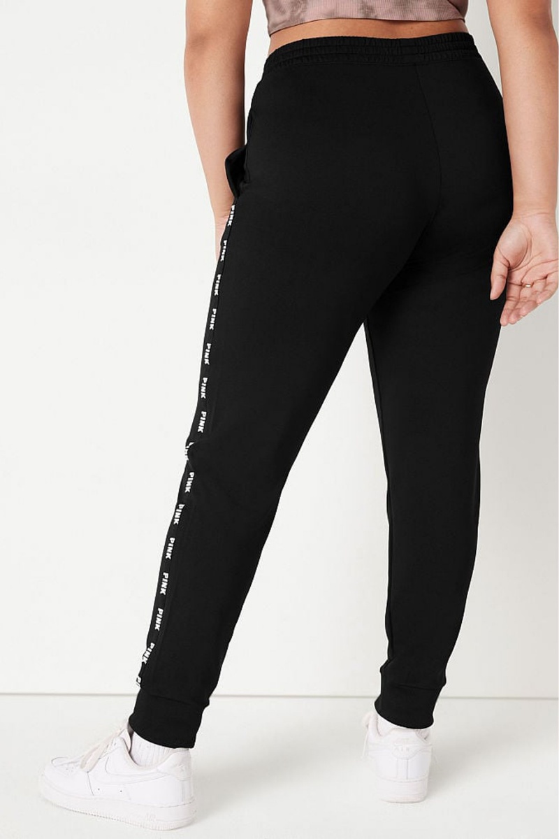 Victoria's Secret Logo Full Length Lounge Jogger Cafe Marrones | 768051JLV