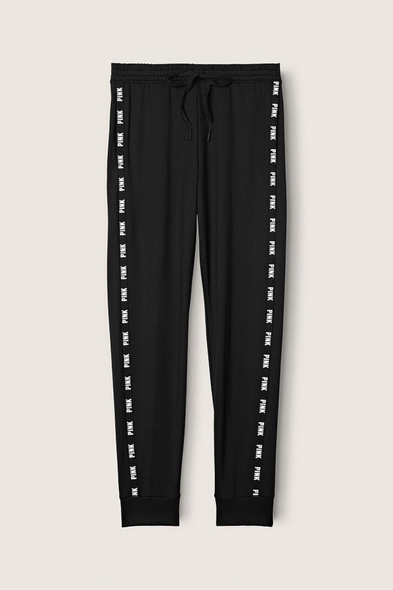 Victoria's Secret Logo Full Length Lounge Jogger Cafe Marrones | 768051JLV