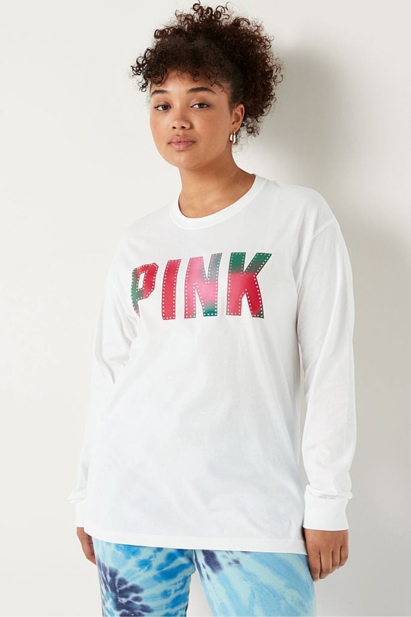 Victoria\'s Secret Long Sleeve T-Shirt Moradas | 243896RNI