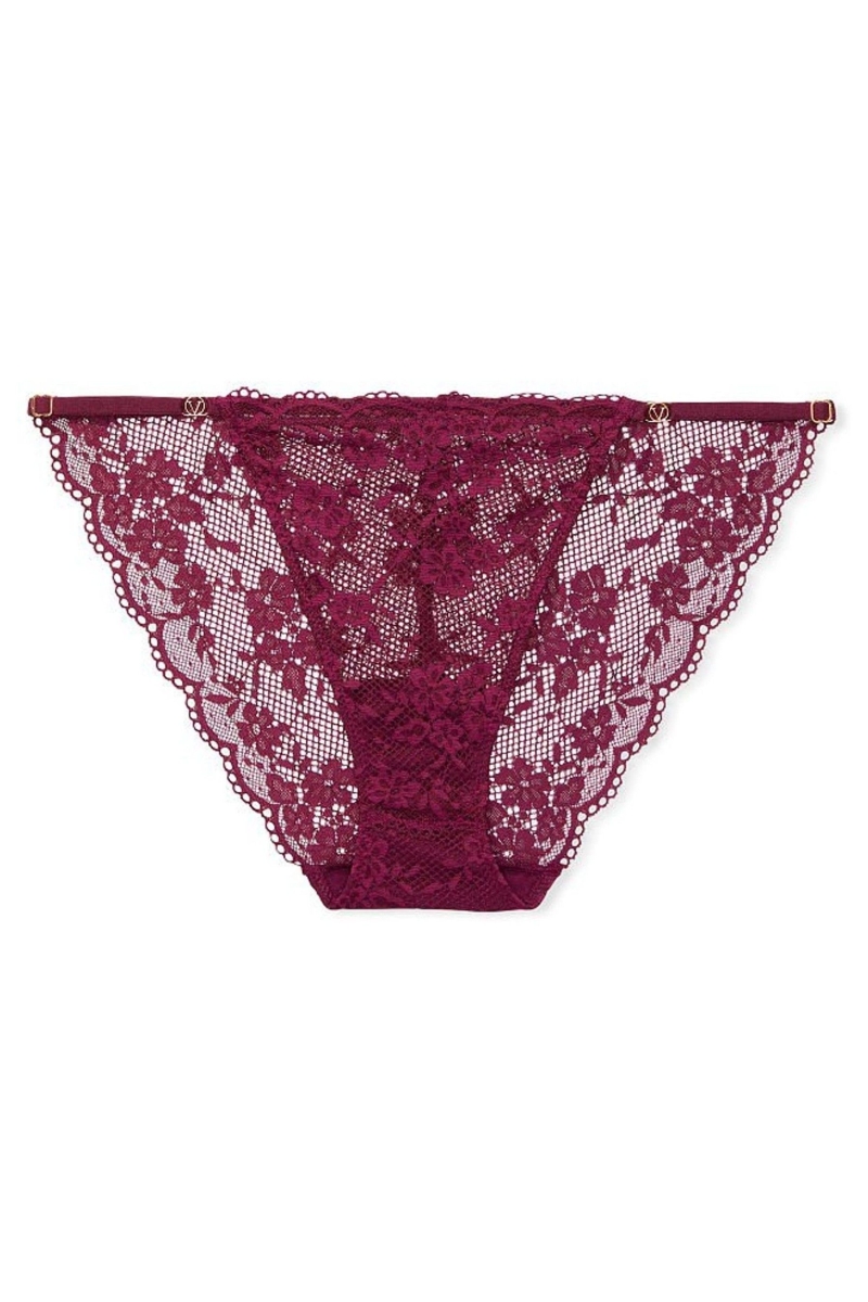 Victoria's Secret Love Cloud Encaje Bikini Panties Rojas | 349076XWL