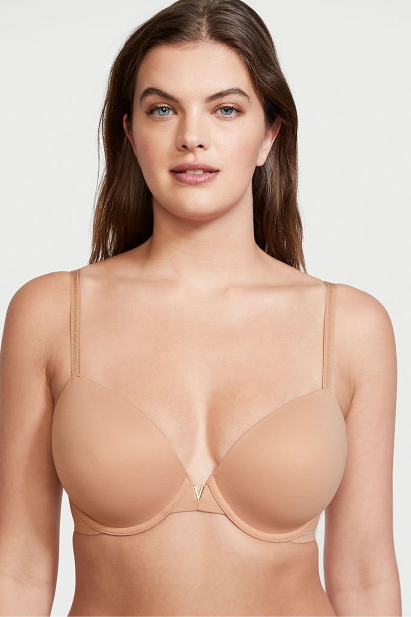 Victoria\'s Secret Love Cloud Smooth Bra Sweet Nougat Nude | 402735NAT