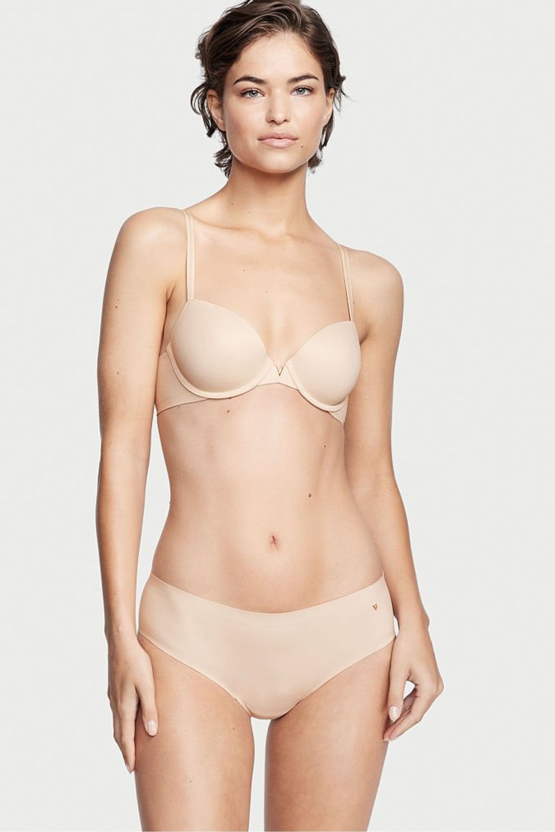 Victoria's Secret Love Cloud Smooth Hipster Panties Champagne Nude | 150342TIR