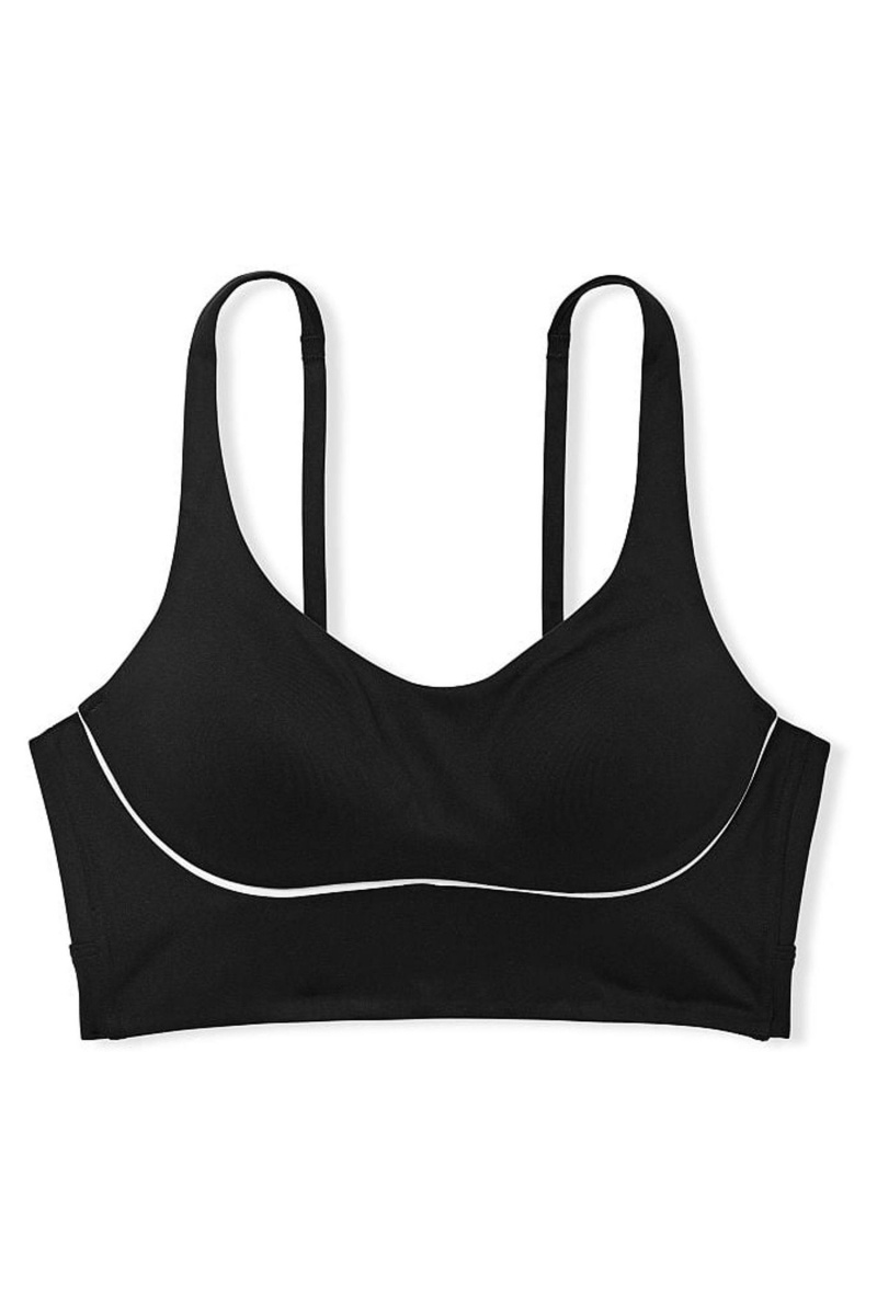 Victoria's Secret Medium Impact Tiras Back Sports Bra Negras | 230416MLJ