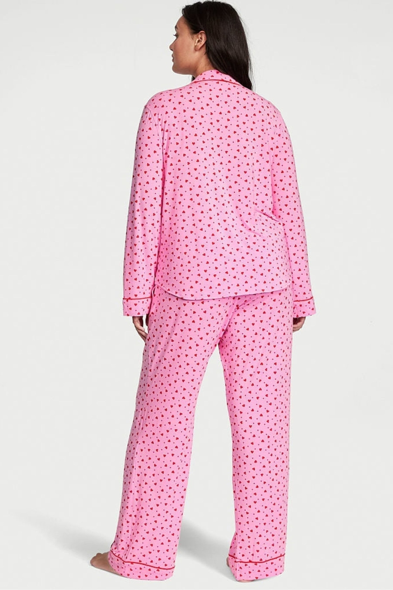 Victoria's Secret Modal Long Pyjamas Rosas | 153690HWO