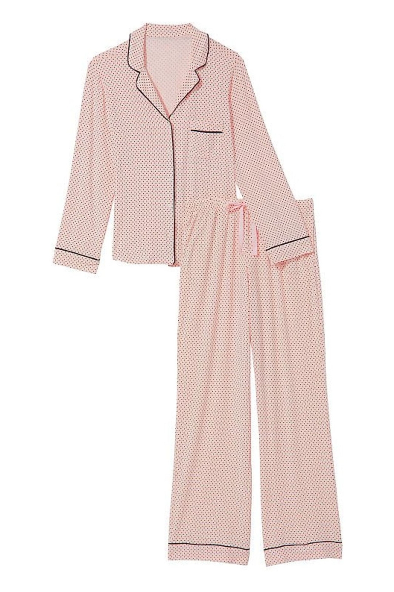 Victoria's Secret Modal Long Pyjamas Rosas | 208374TRG