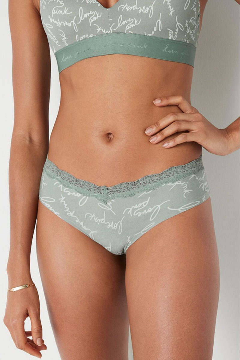 Victoria\'s Secret No-Show No Show Cheeky Panties Verde | 375489KVF