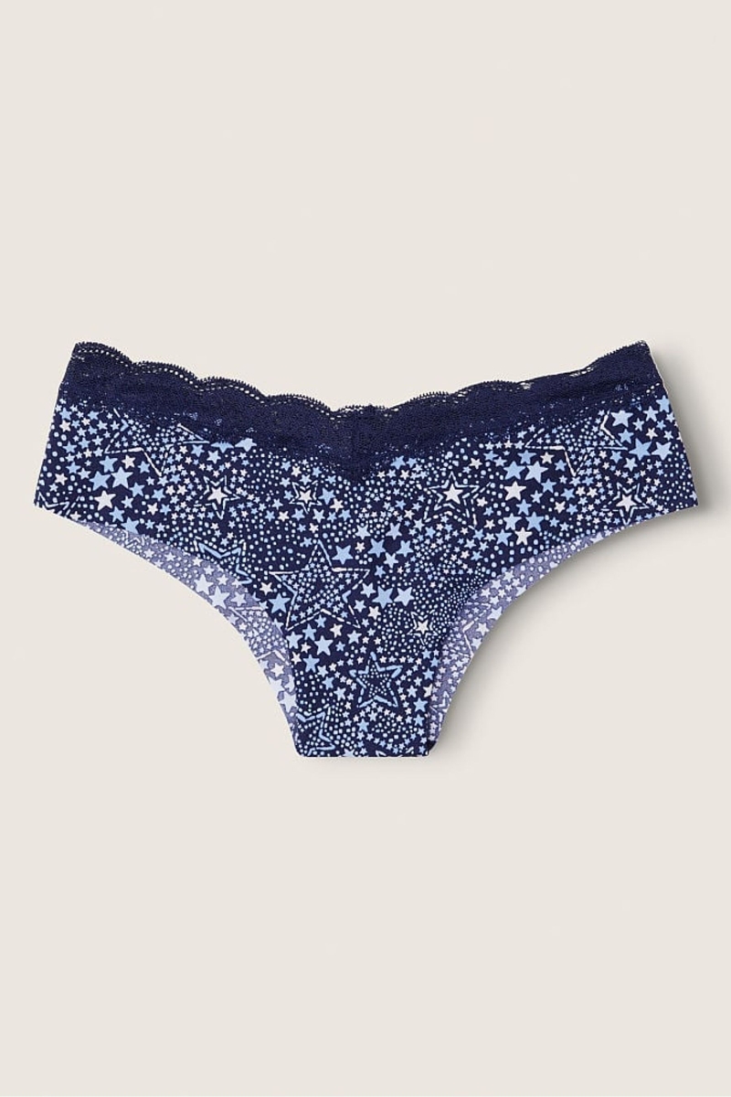 Victoria\'s Secret No-Show No Show Cheeky Panties Ensign Stars | 578096DLQ