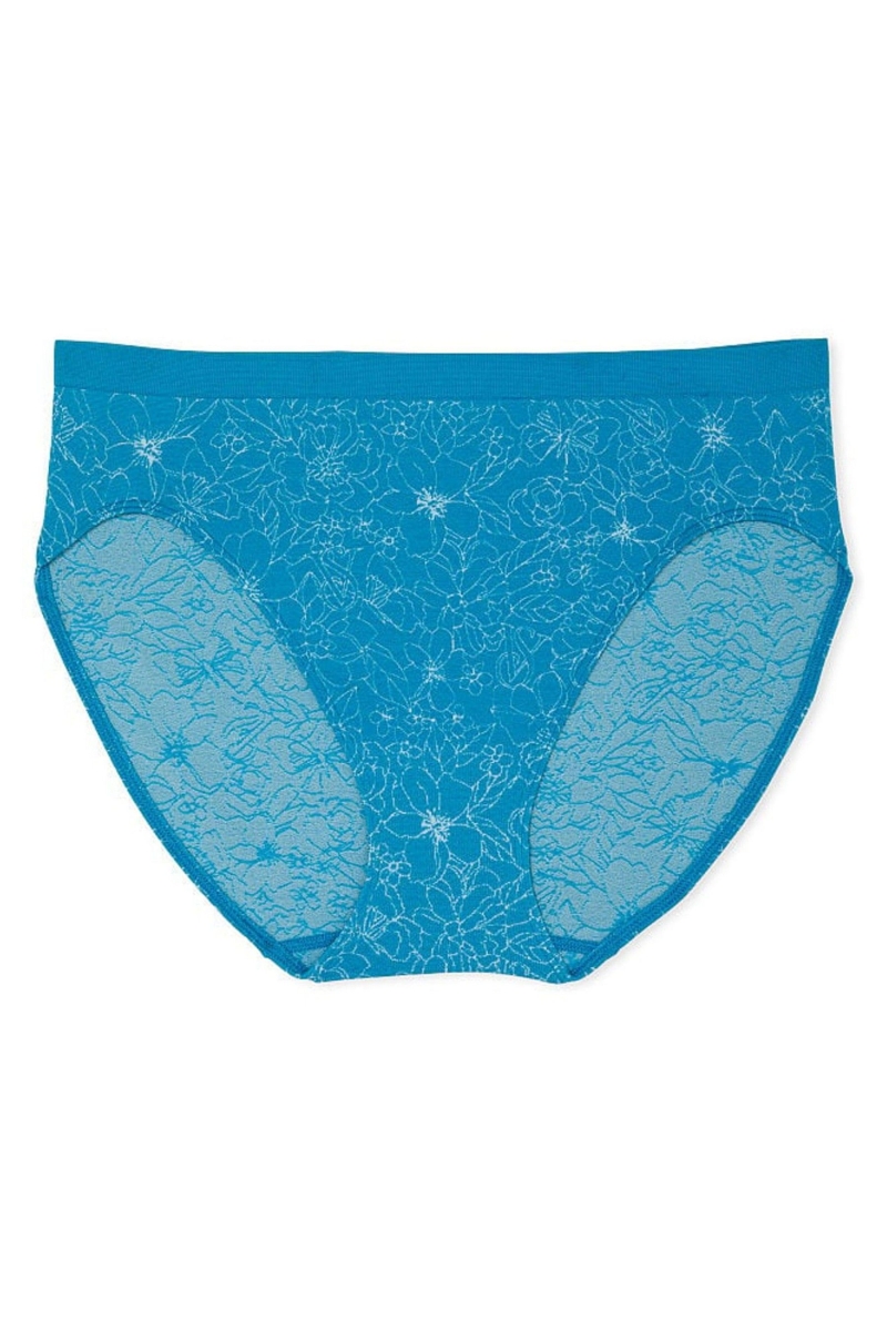 Victoria's Secret No Show Seamless Bikini Panties Azules | 059431JSH