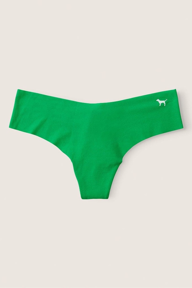 Victoria\'s Secret No Show Tanga Panties Verde | 519340THR