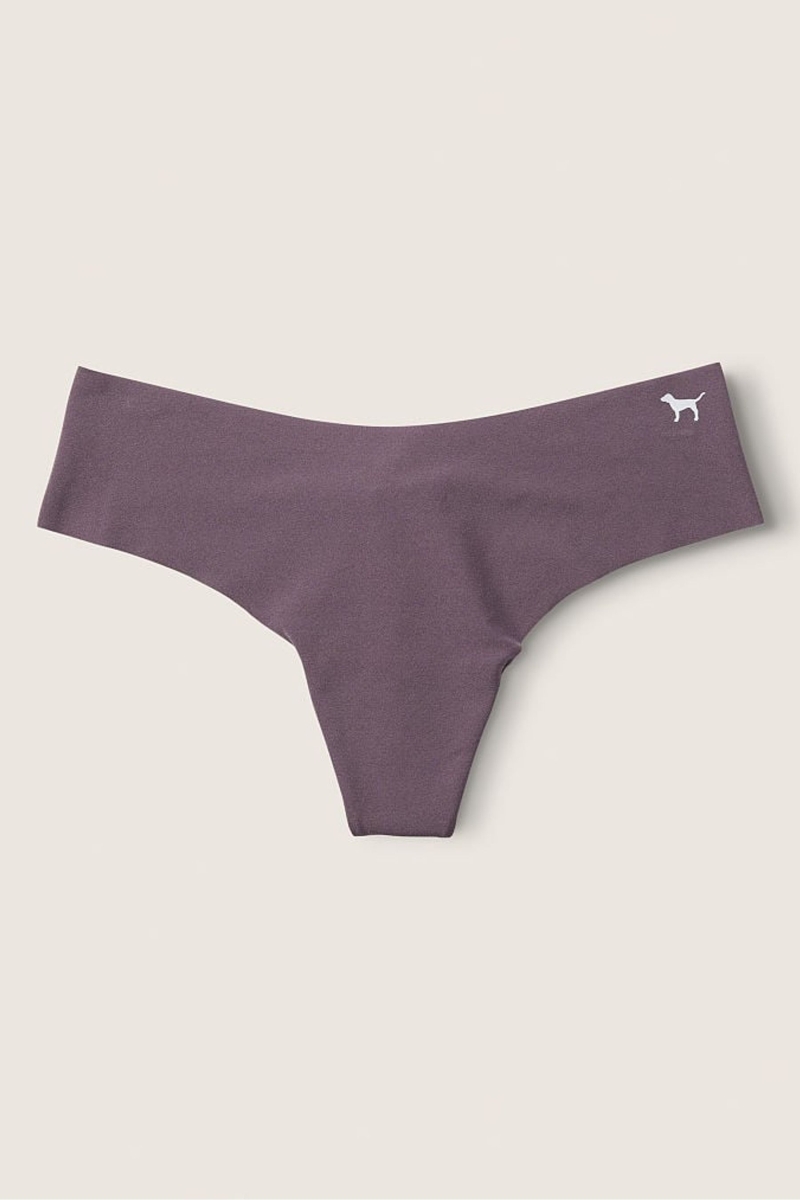 Victoria\'s Secret No Show Tanga Panties Mauve Quartz | 659204JPX