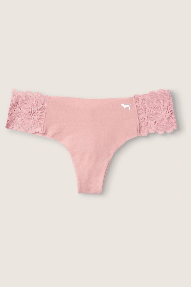 Victoria\'s Secret No Show Tanga Panties Rosas | 925638RPQ