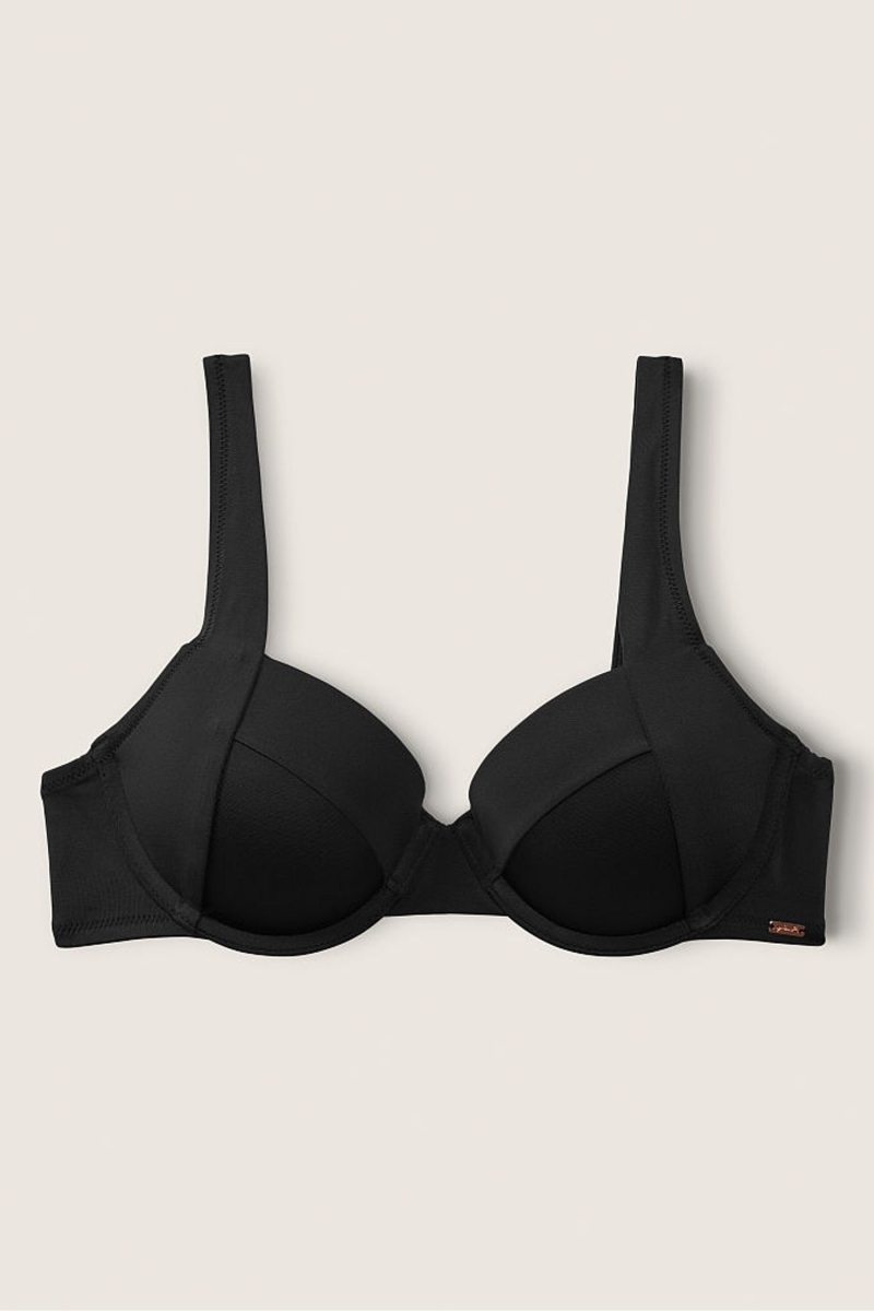 Victoria\'s Secret Push Up Bikini Top Negras | 041856QJW