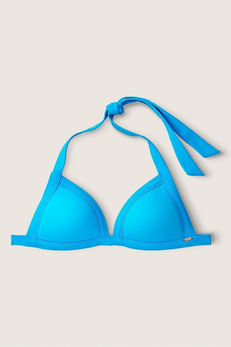 Victoria's Secret Push Up Triangle Bikini Top Bright Marine | 582130WMJ