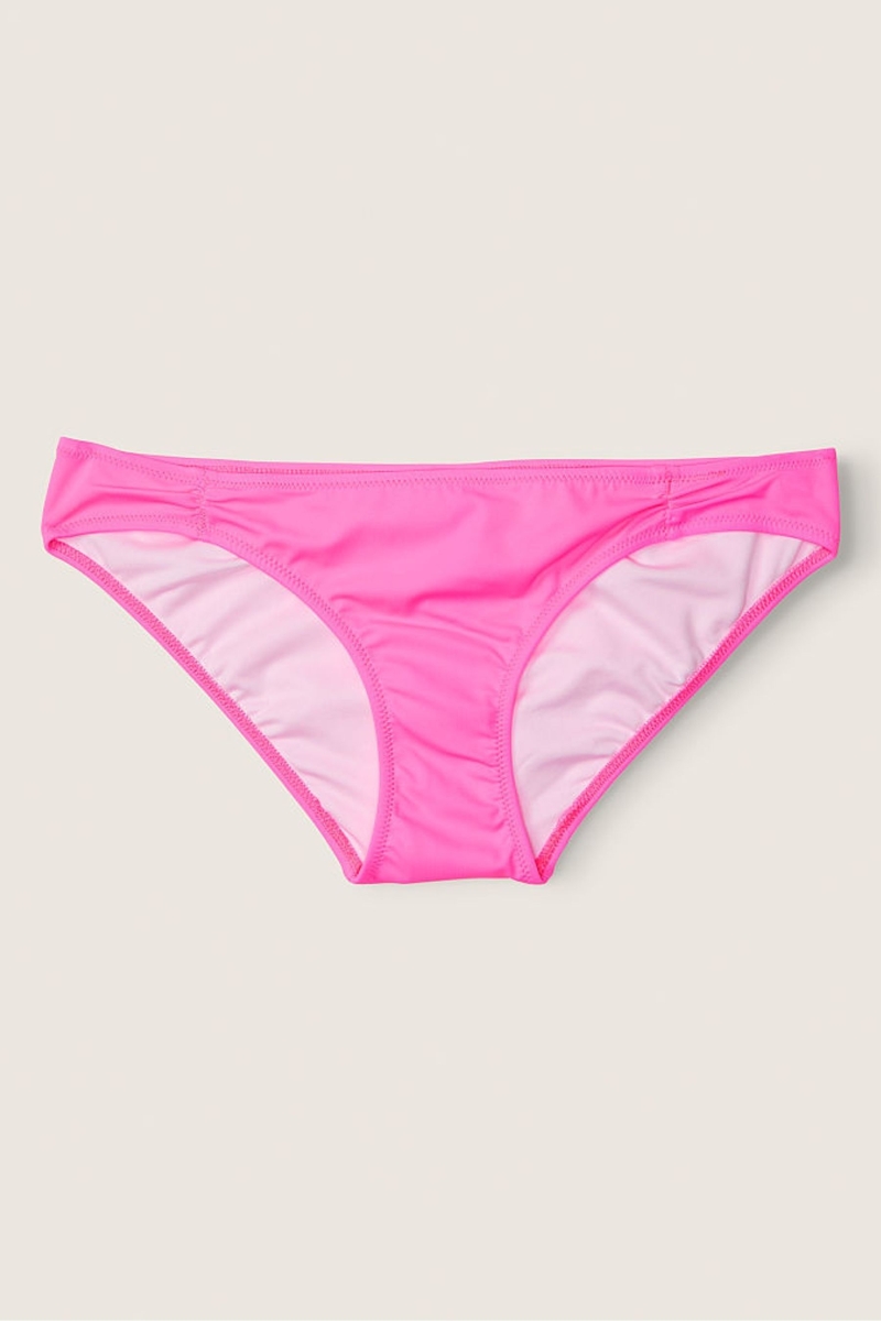 Victoria\'s Secret Ruched Front Bikini Bottoms Rosas Rosas | 425810XAO