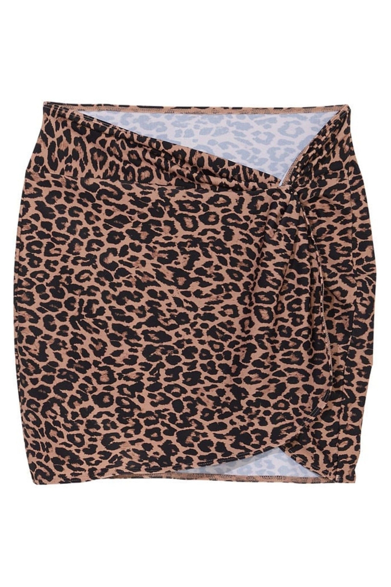 Victoria's Secret Sarong Cover Up Leopardo | 318674ERO