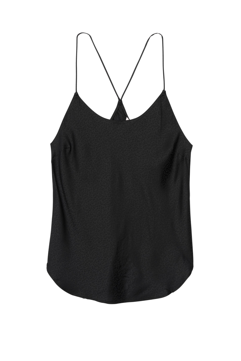 Victoria's Secret Satin Racerback Cami Pyjama Top Negras | 419275AIS